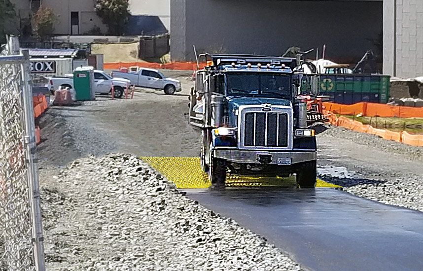 Seattle Transit Fods Construction Entrance Mats Construction Access Erosion Control Construction Entrance Mat System Construction Life Civil Engineering Heavy Equipment Mat