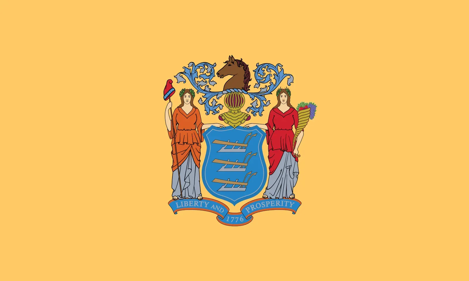 Flag of New Jersey 