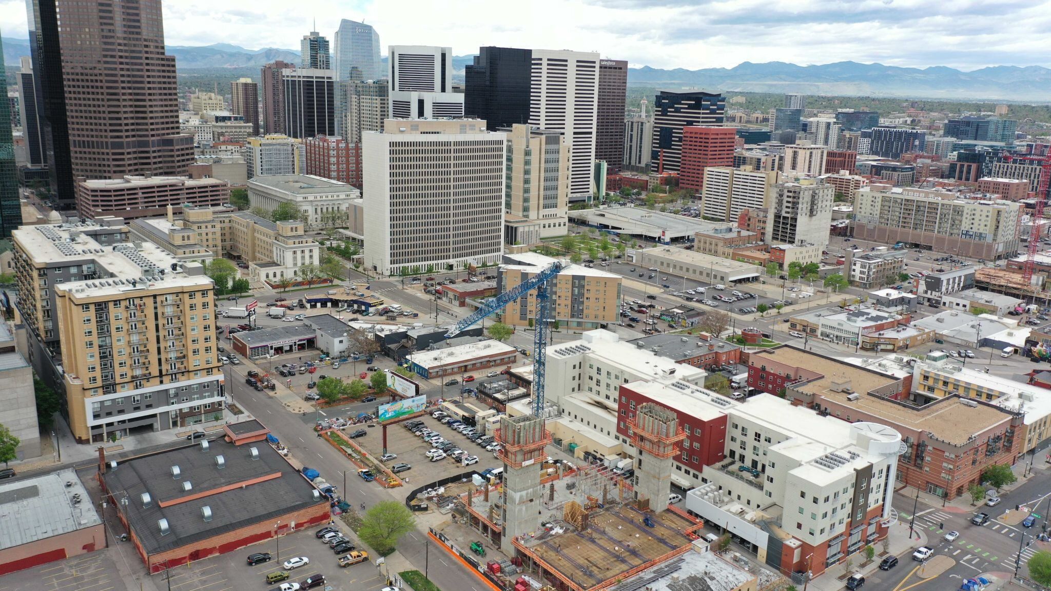 Stout Street Recuperative Care Facility Legacy Lofts FODS Trackout Control Mats Infrastructure Construction Entrance