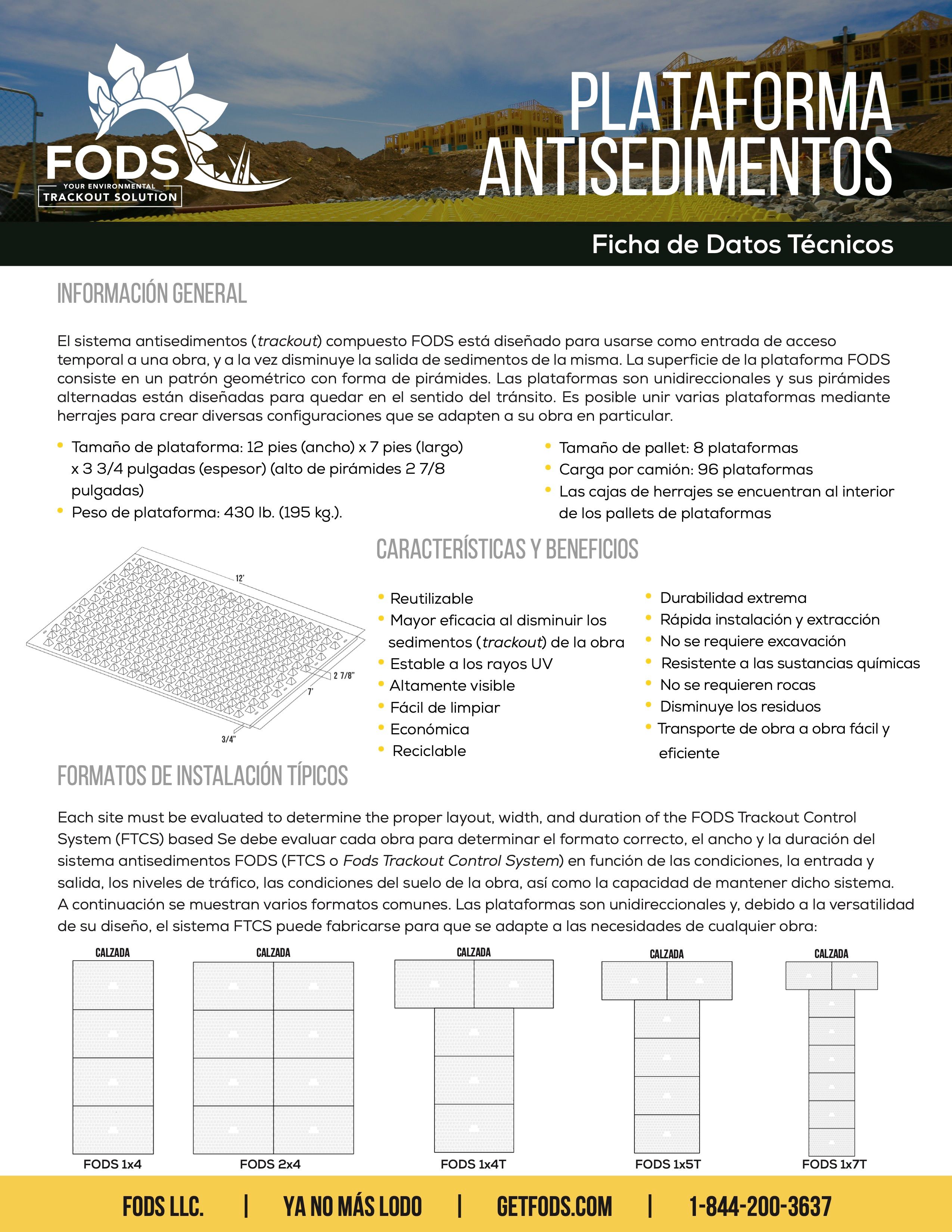 Technical Data Sheet Spanish
