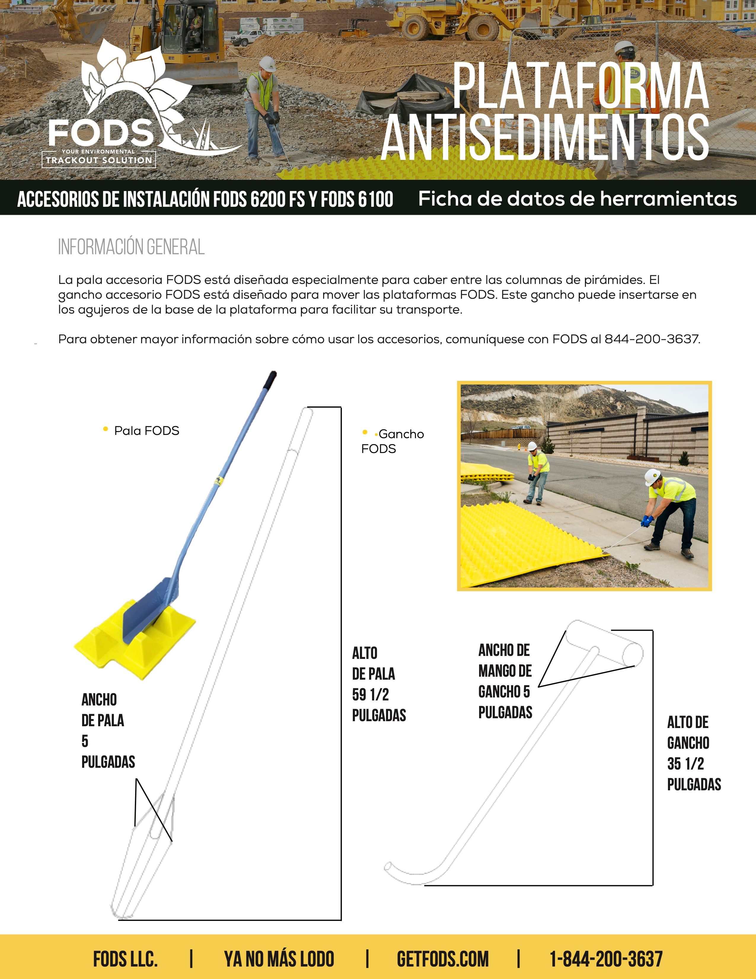 Tooling Data Sheet Spanish
