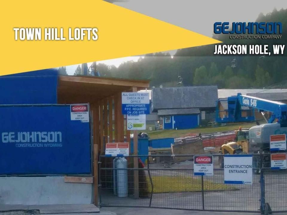 Townhill Lofts Jackson Hole FODS Construction Entrance Construction Exit Tracking Pads Temporary Construction Entrance Temporary Construction Entrance Riprap Rock Construction Entrance Temporary Construction Entrance