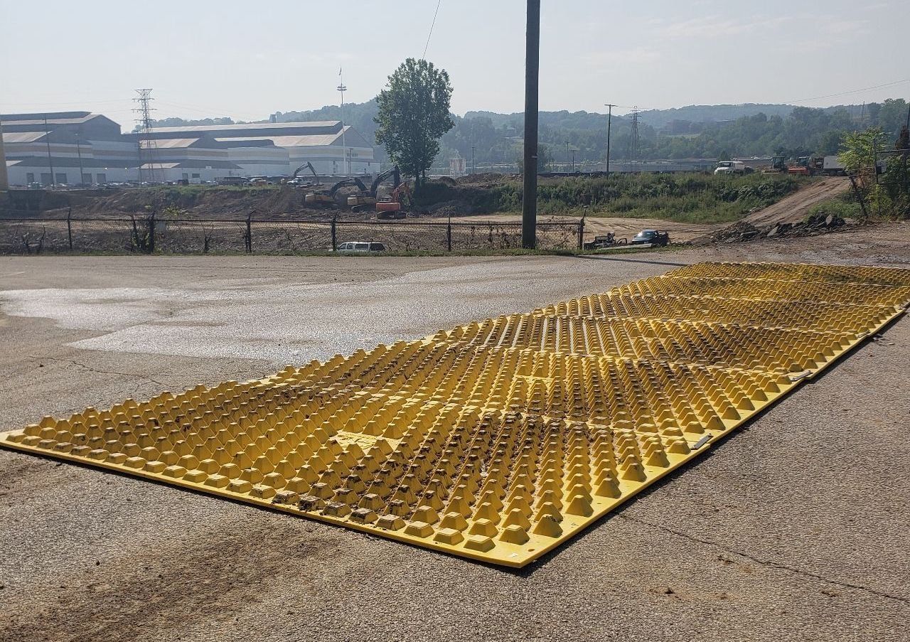 West Virginia Construction Entrance BMP Construction Track Out Controls FODS Constructino Entrance Installed In South Charleston WV
